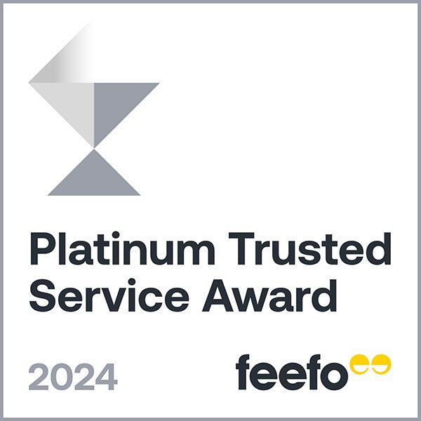 totality services Feefo Platinum Trusted Service Award Badge